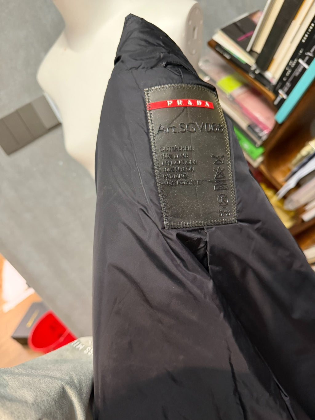Prada Sport Two-Piece Lambskin Jacket