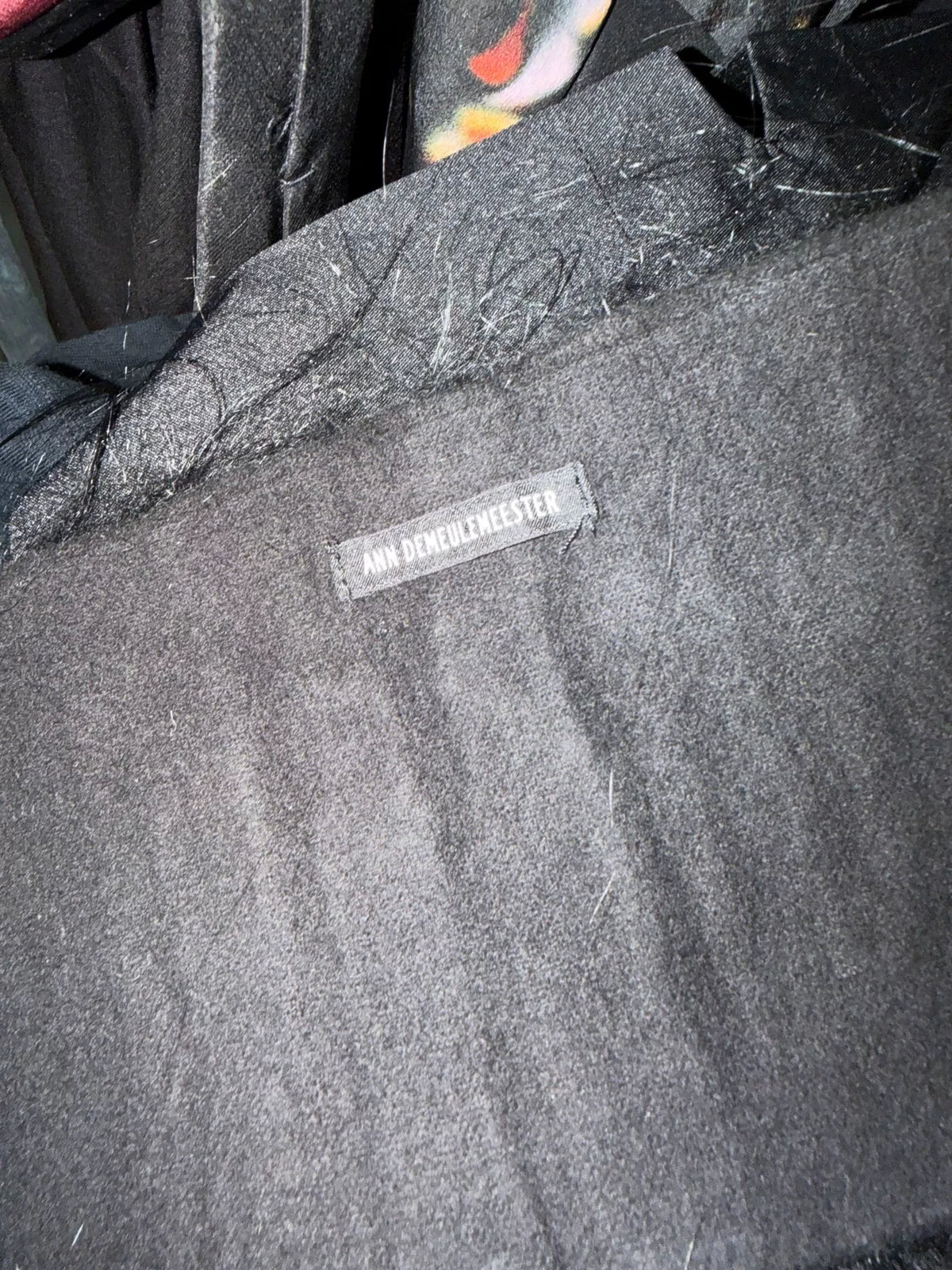 ann demeulemeester 2002aw fur shawl