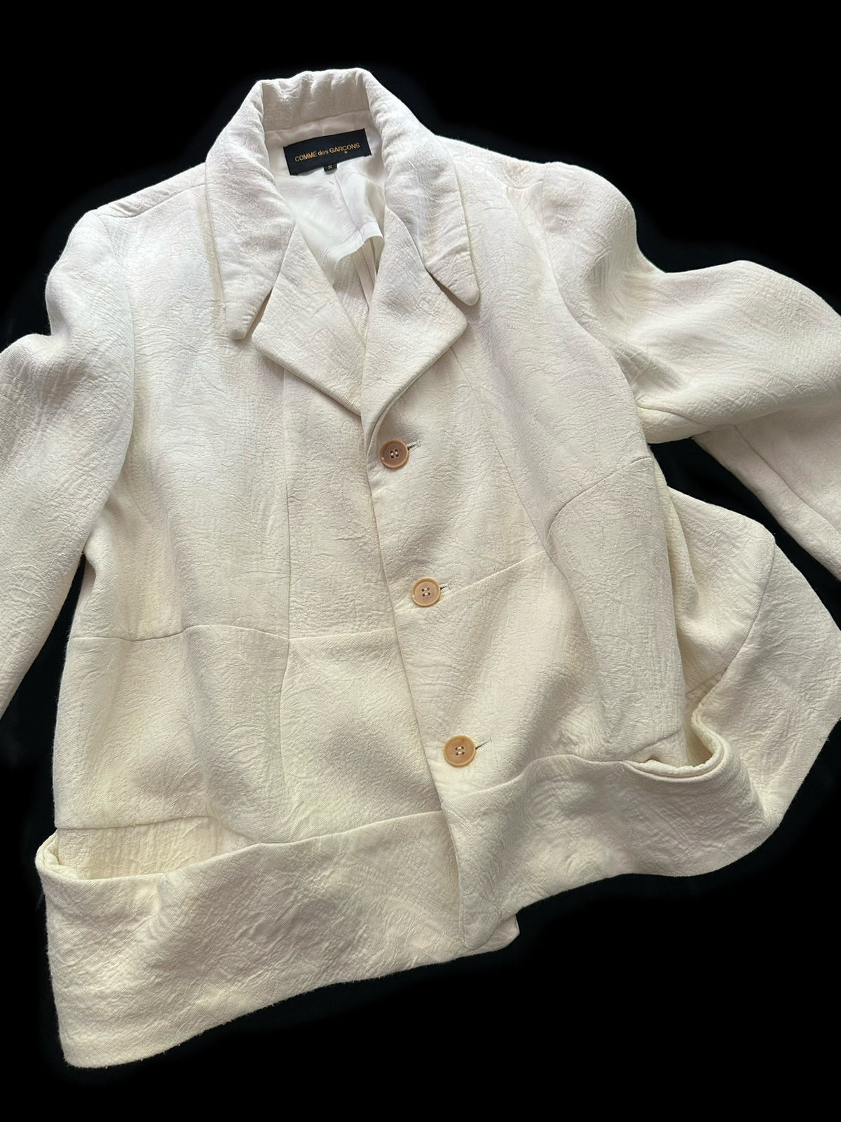 Comme Des Garcons 1992 White Runway Top