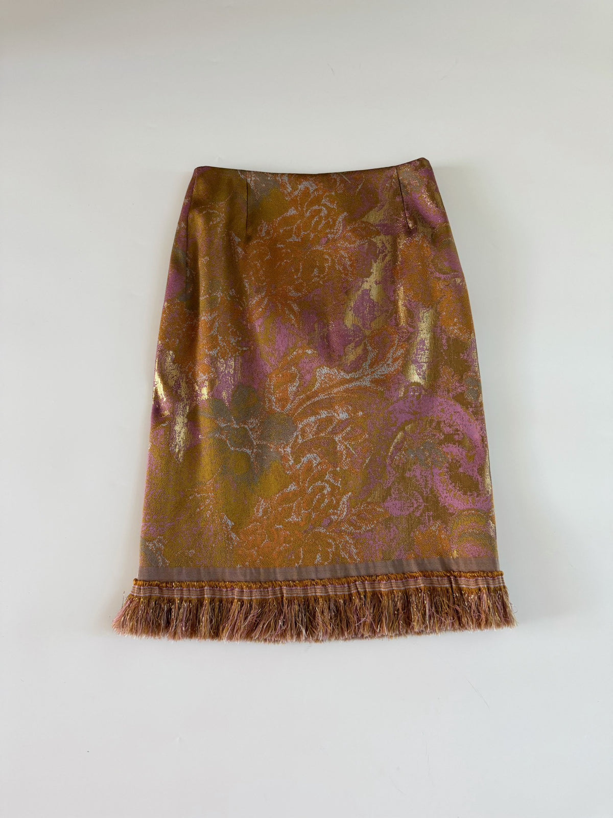 Dries van Noten Midi Fringe Skirt