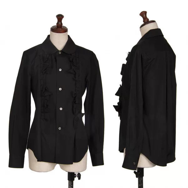COMME des GARCONS Vintage Black Lace Shirt