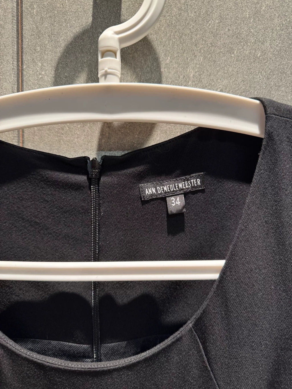 Ann Demeulemeester Wool Sheath Dress