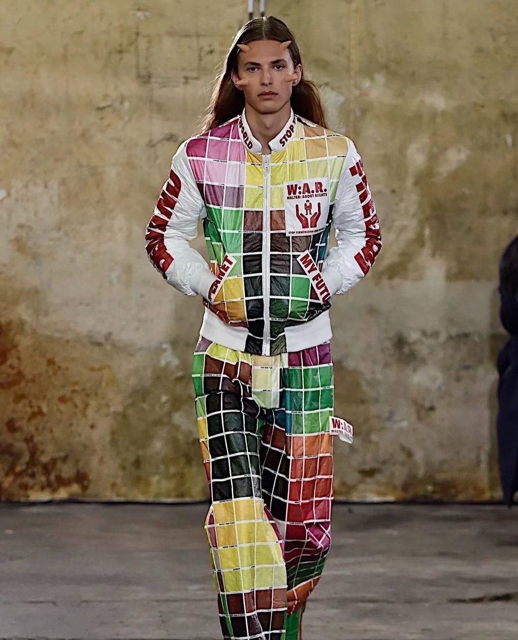 Walter Van Beirendonck AW20 runway piece double-sided jacket