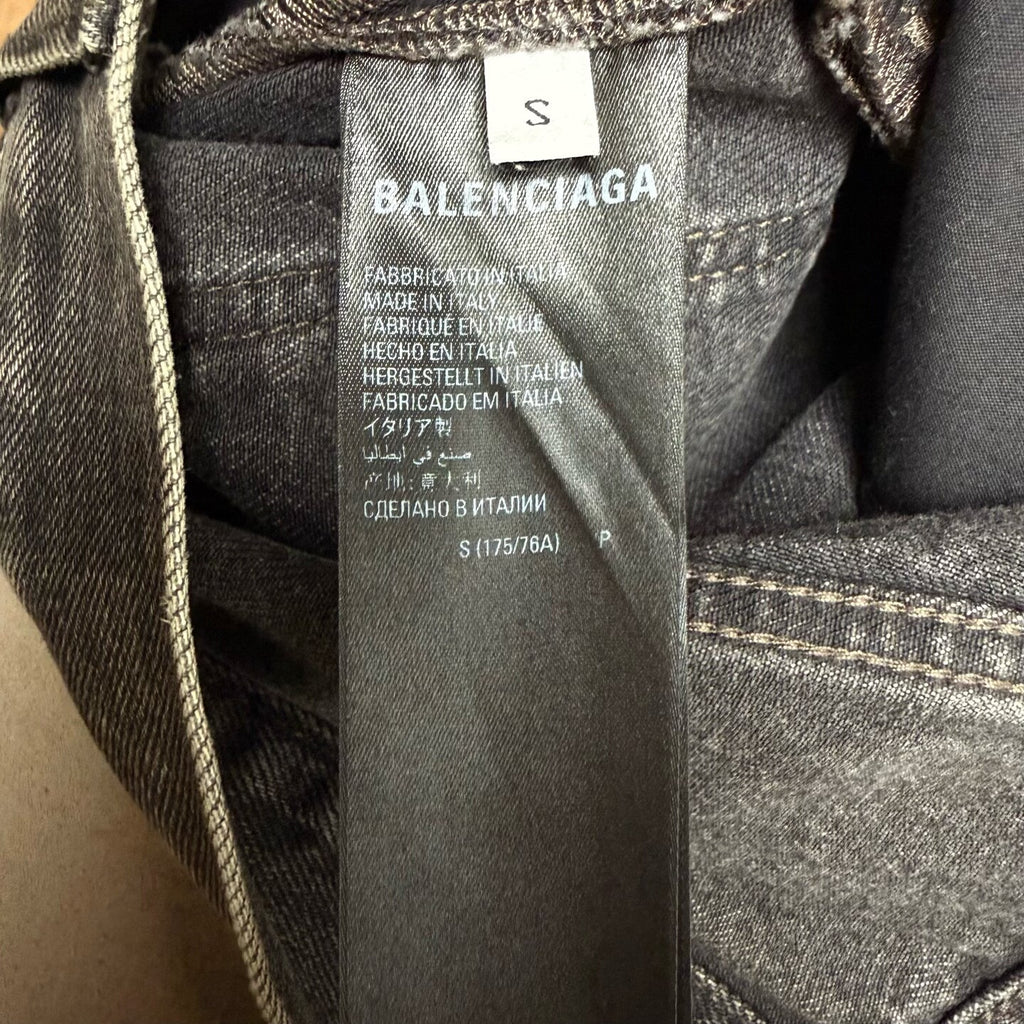 Balenciaga Distressed Denim Shorts