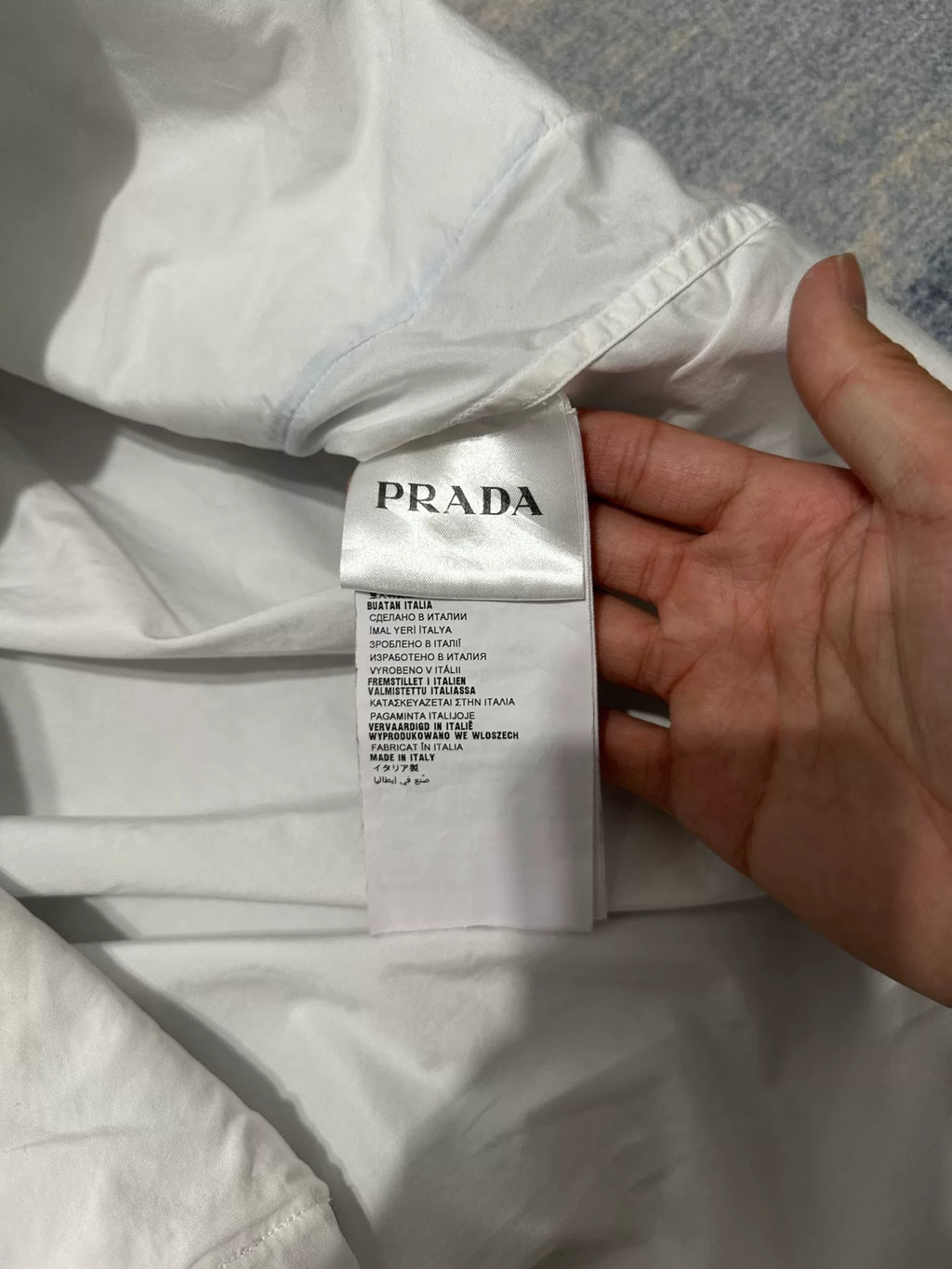 Prada FW16 Important Ones "Gods" Long-Sleeve Detachable Shirt