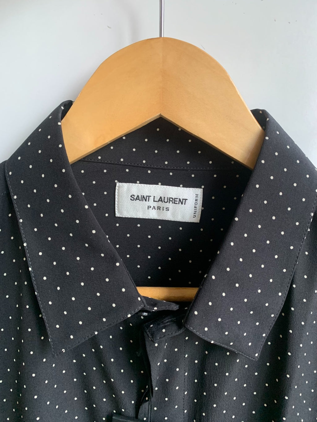 Saint Laurent Polka Dot Shirt