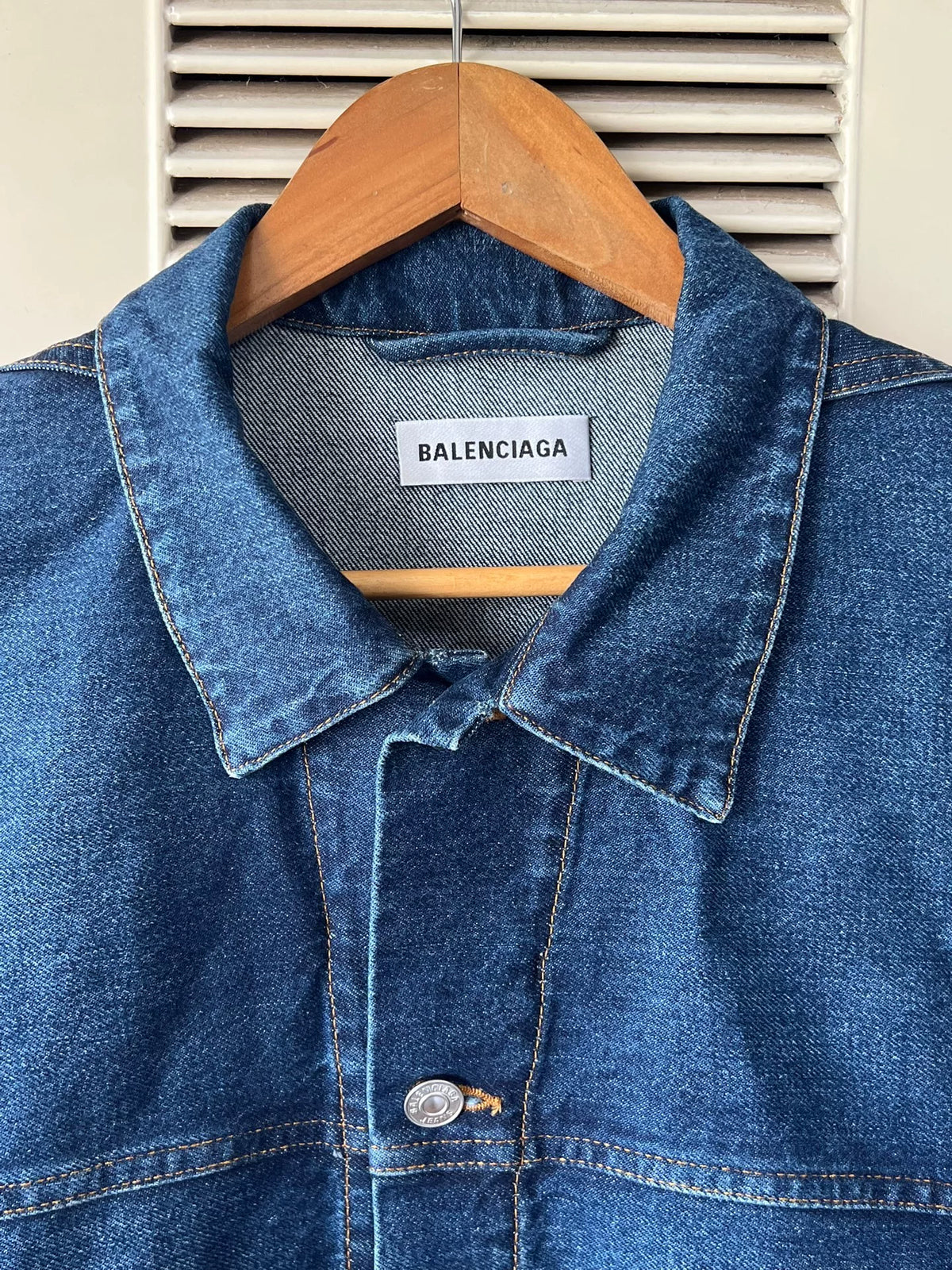 Balenciaga Blue Denim Jacket
