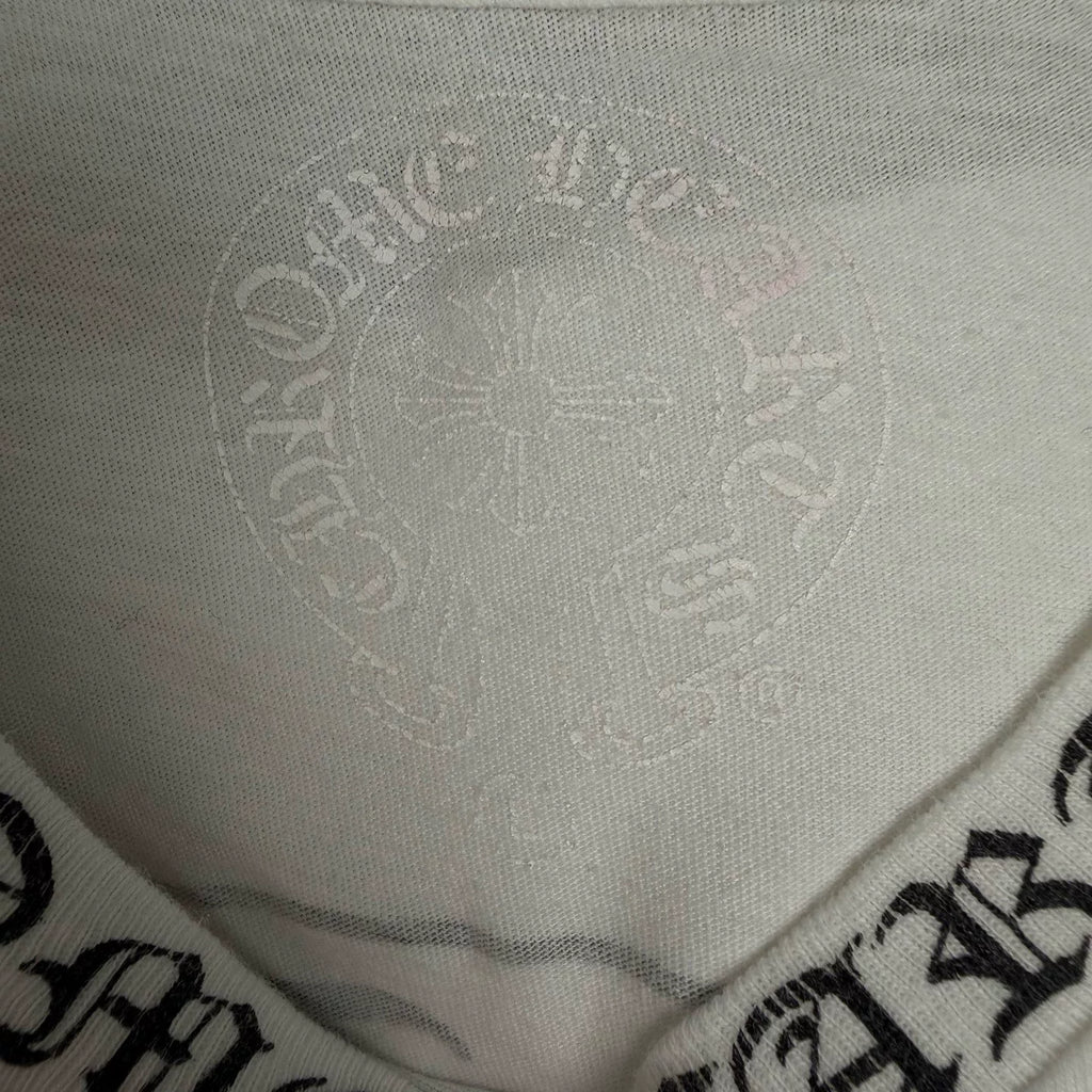 Chrome Hearts Croco Heart Horseshoe Print Short-Sleeve T-Shirt