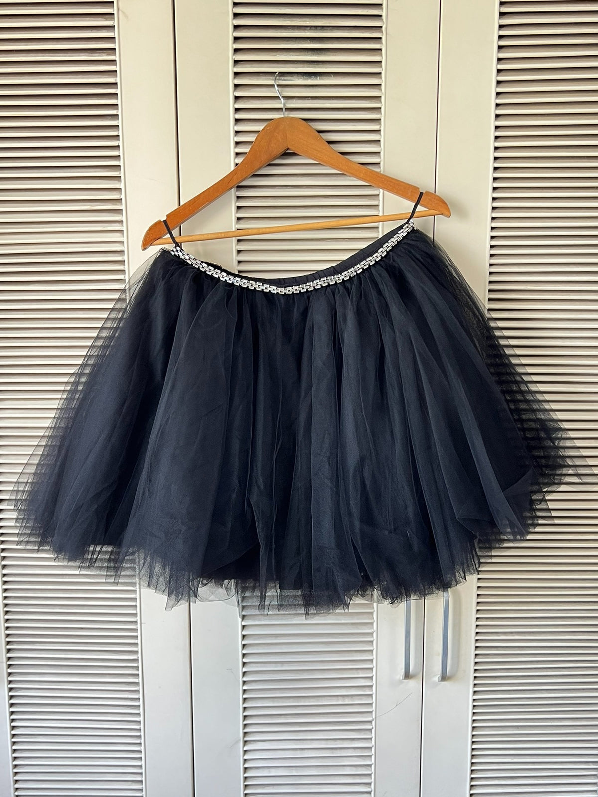 Prada Black Butterfly Skirt