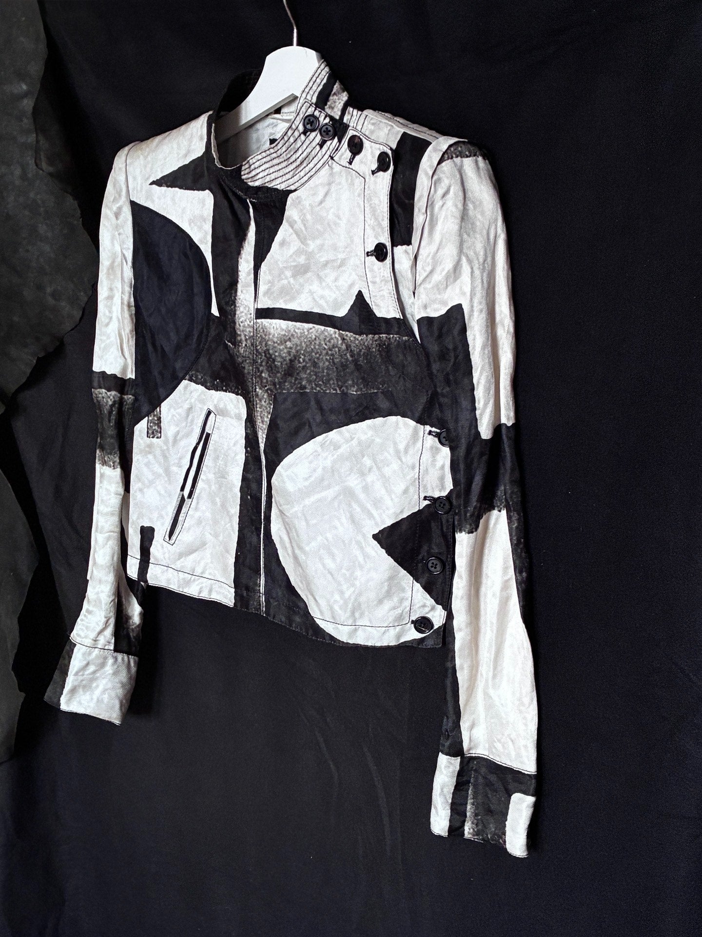 Ann Demeulemeester 11SS Runway Silk Jacket Silk Jacket