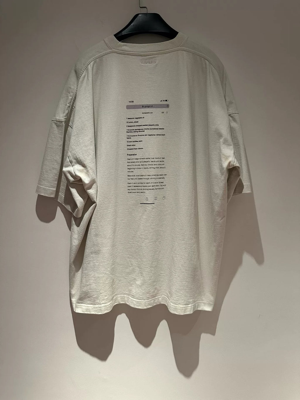 Vetements Vegan Taco short-sleeve T-shirt