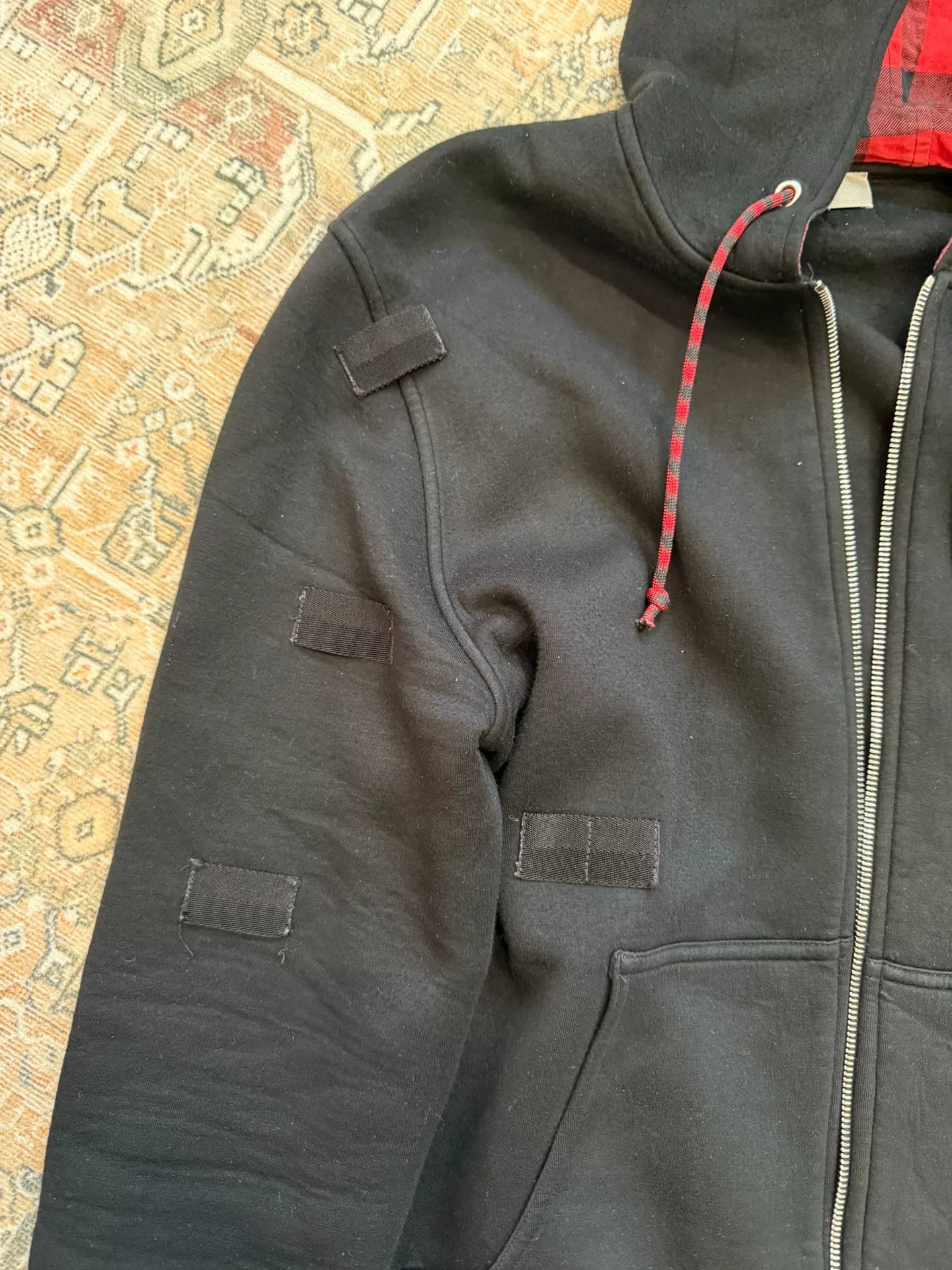 Dior Homme Plaid Zip Hoodie