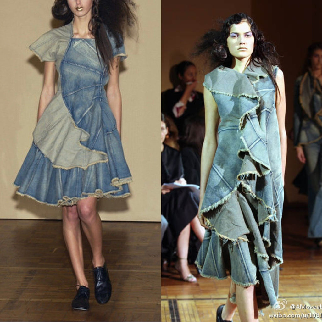 Junya Watanabe AD2015 Multi-layer Denim Skirt