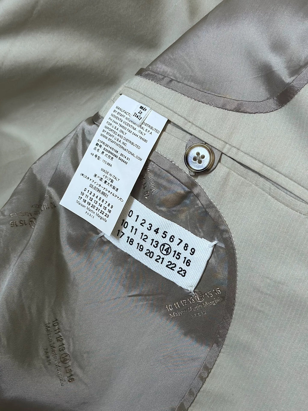 Maison Margiela Cream Coat