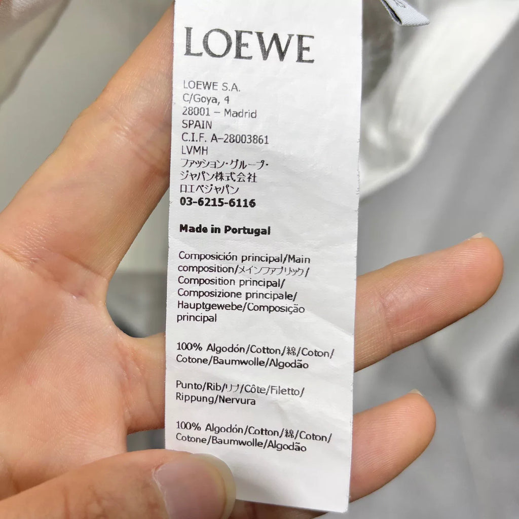 Loewe SS25 White Cotton Top