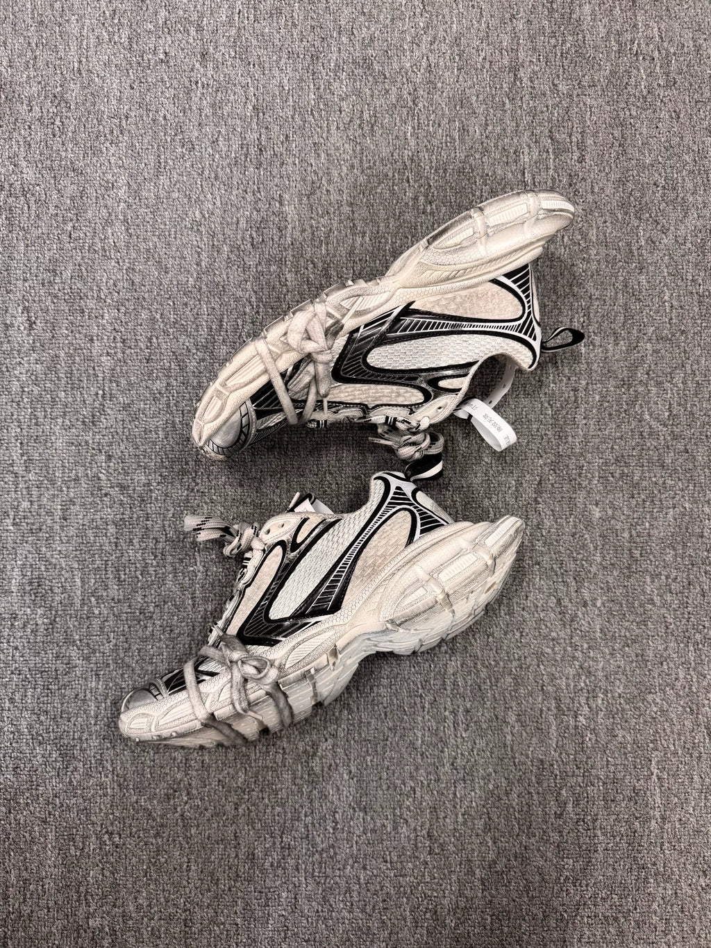 Balenciaga 3XL Black White Sneakers