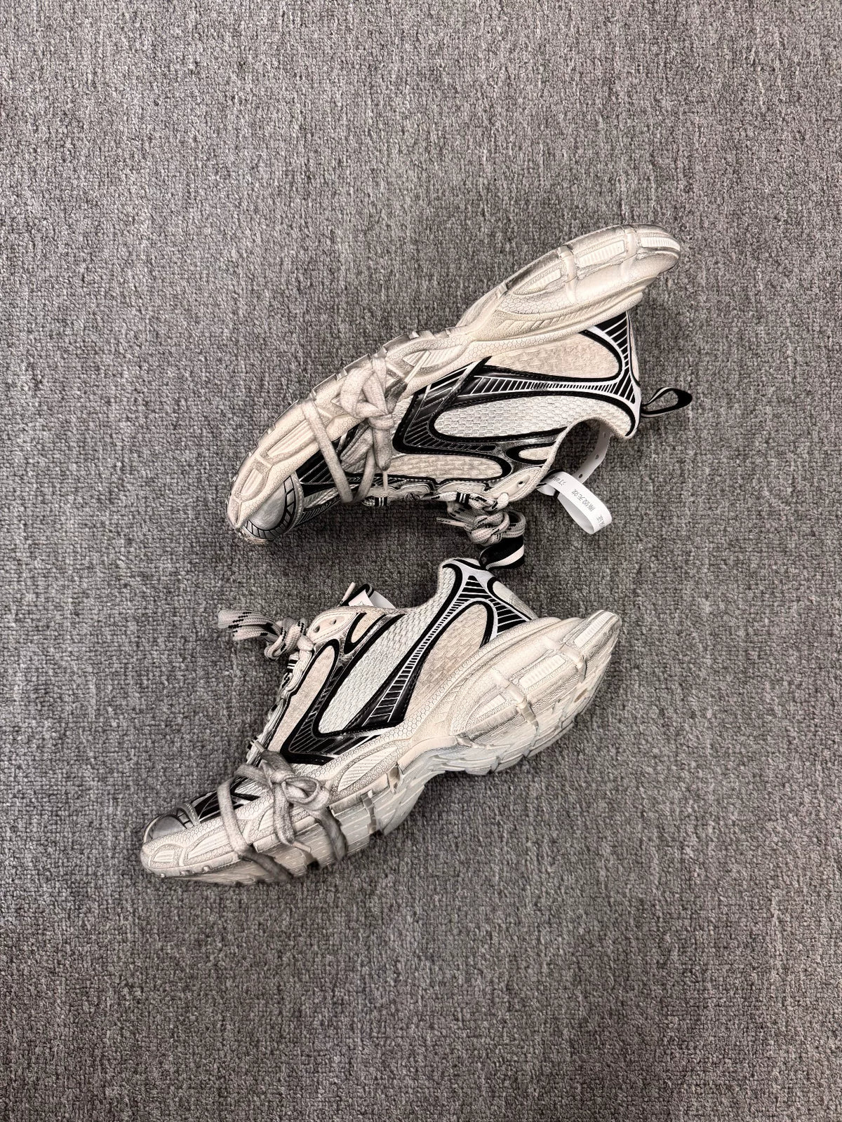 Balenciaga 3XL Black White Sneakers