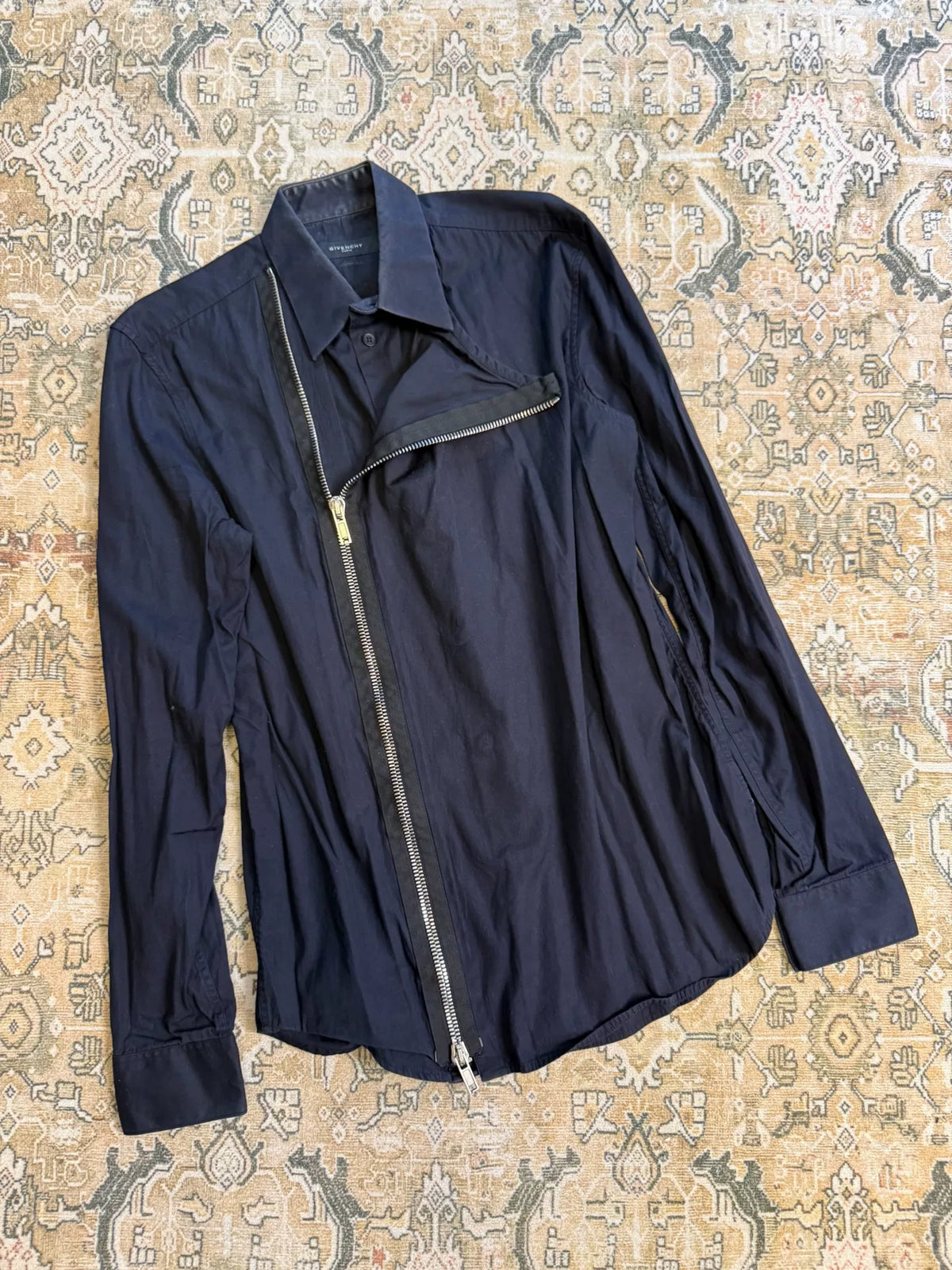 Givenchy Double-Layer Side-Zip Shirt Jacket