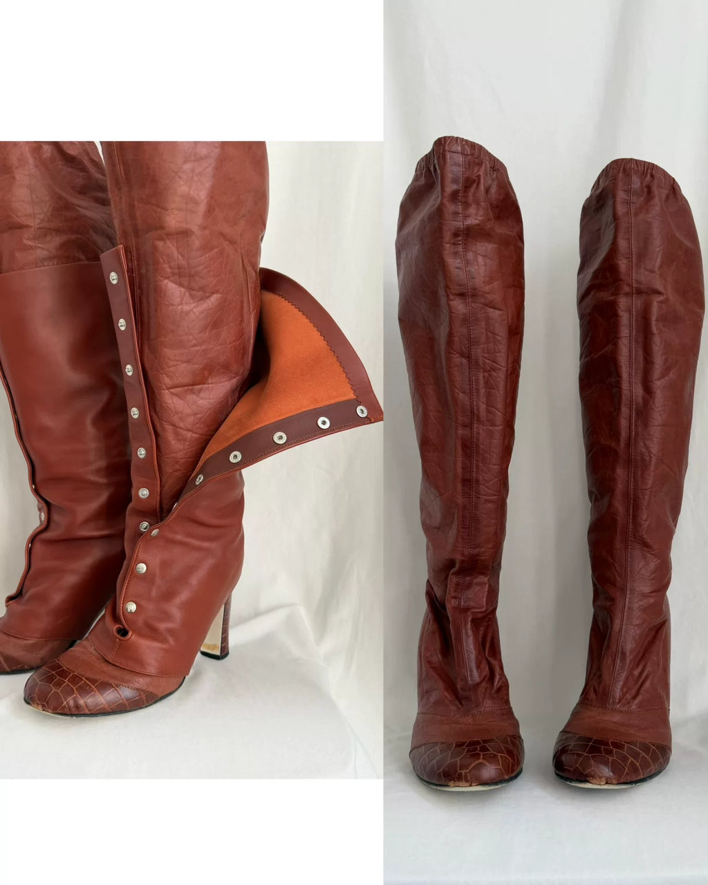 Chanel Brown Boots