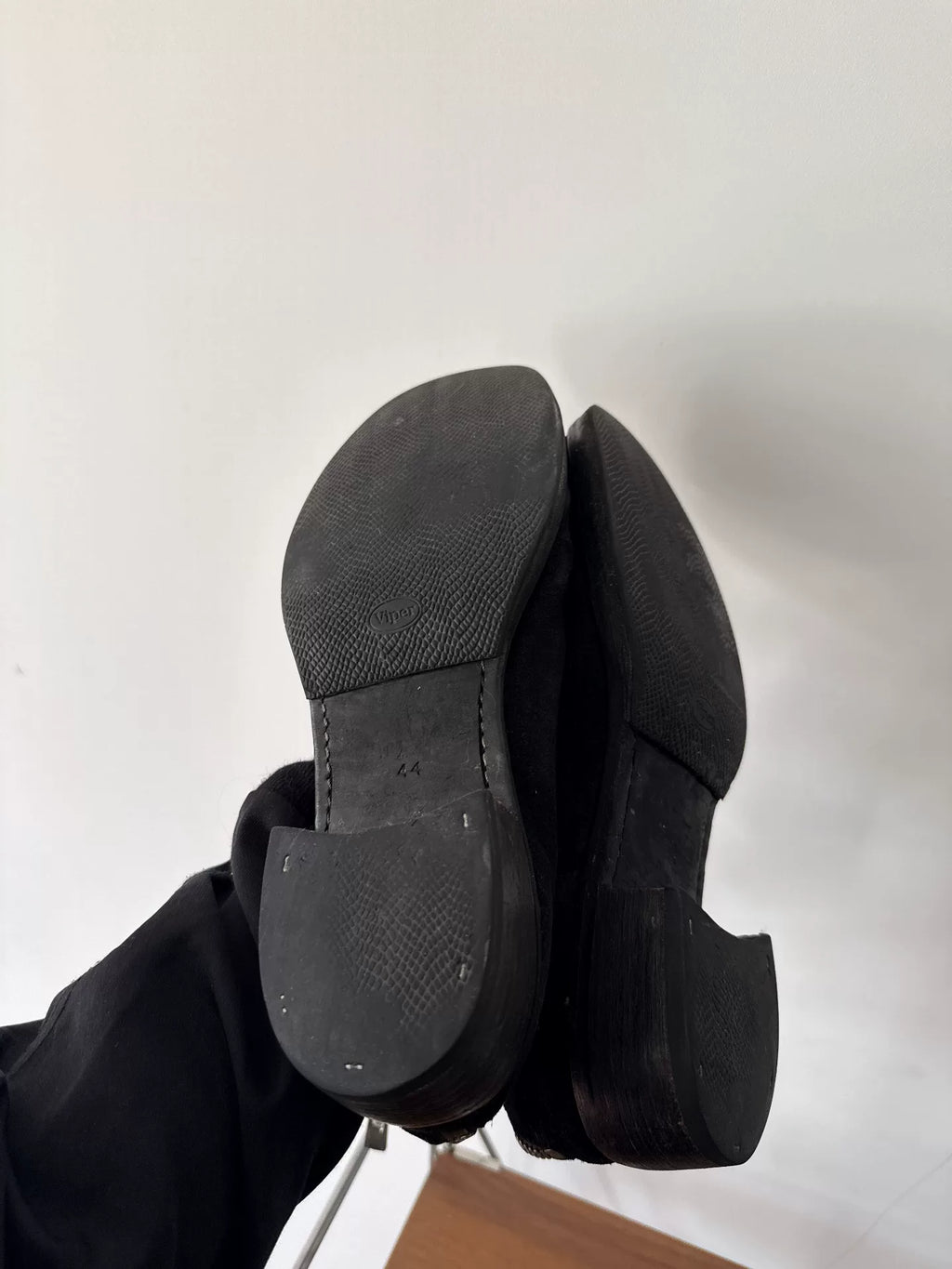 Guidi 788z Black Suede Horsehide Bottomed Large Size Men’s Boots