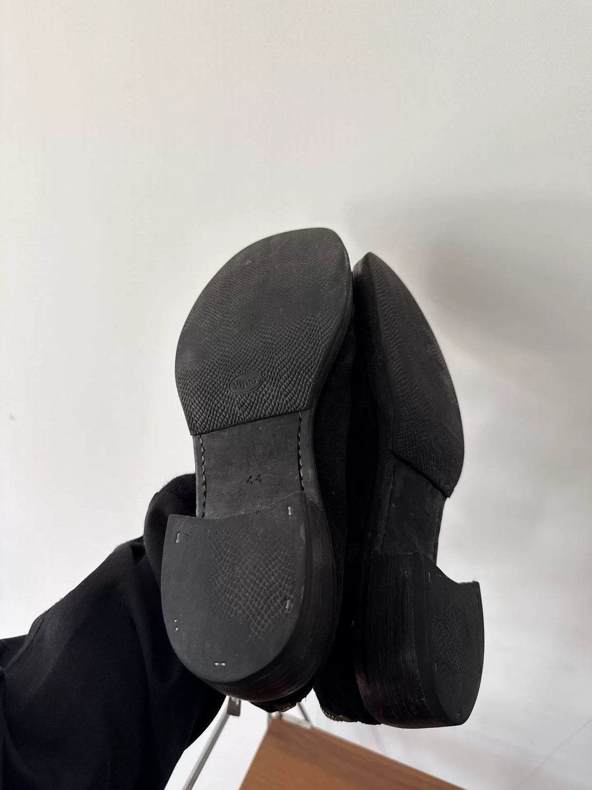 Guidi 788z Black Suede Horsehide Bottomed Large Size Men’s Boots