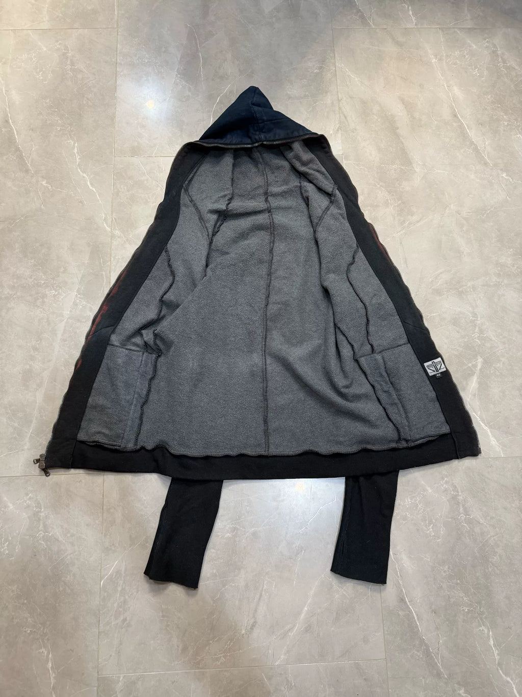 SS06 Zam Barrett Gradient Dyed Zip-Up Jacket