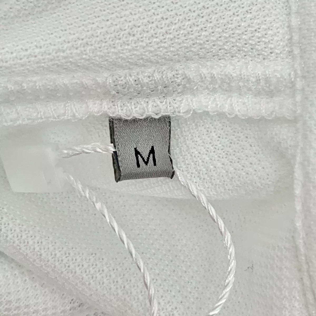 Dior White Letter Embroidery Logo Collared Single-Breasted Cotton Polo Shirt