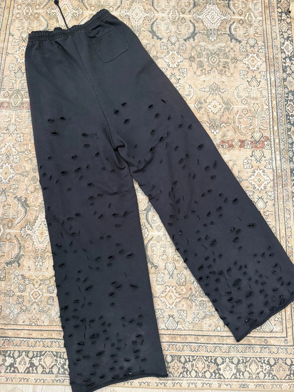 Vetements 23SS Baggy Distressed Pants