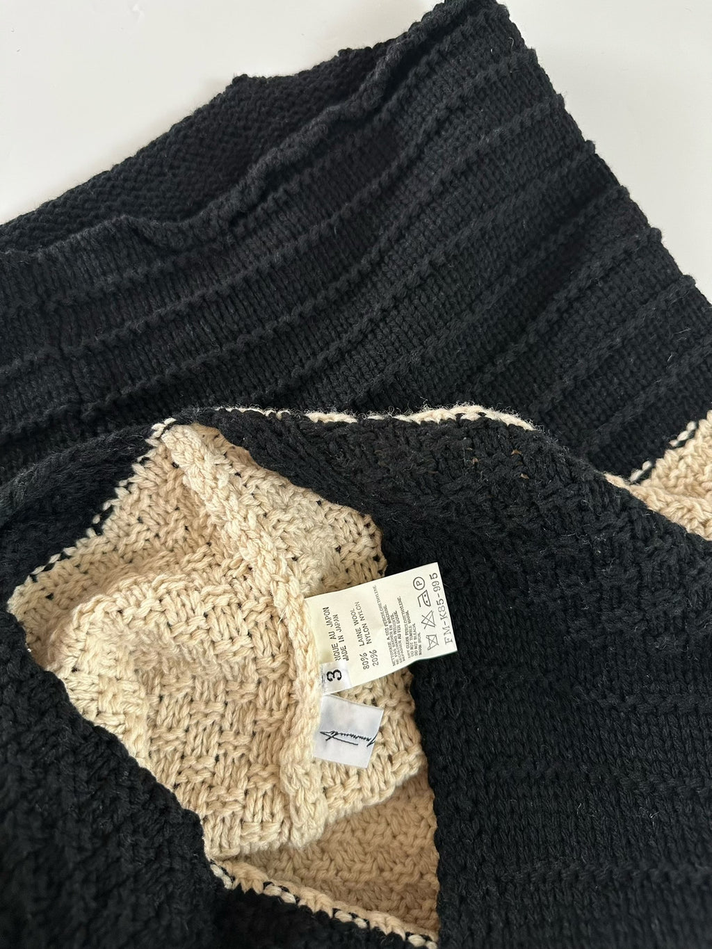 Yohji Yamamoto 2002 runway show piece shawl