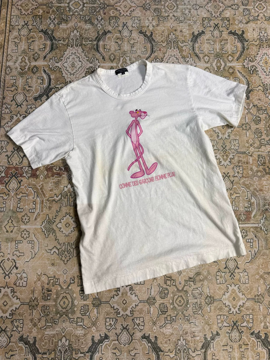 Comme des Garçons Homme Plus × Pink Panther SS05 White Top