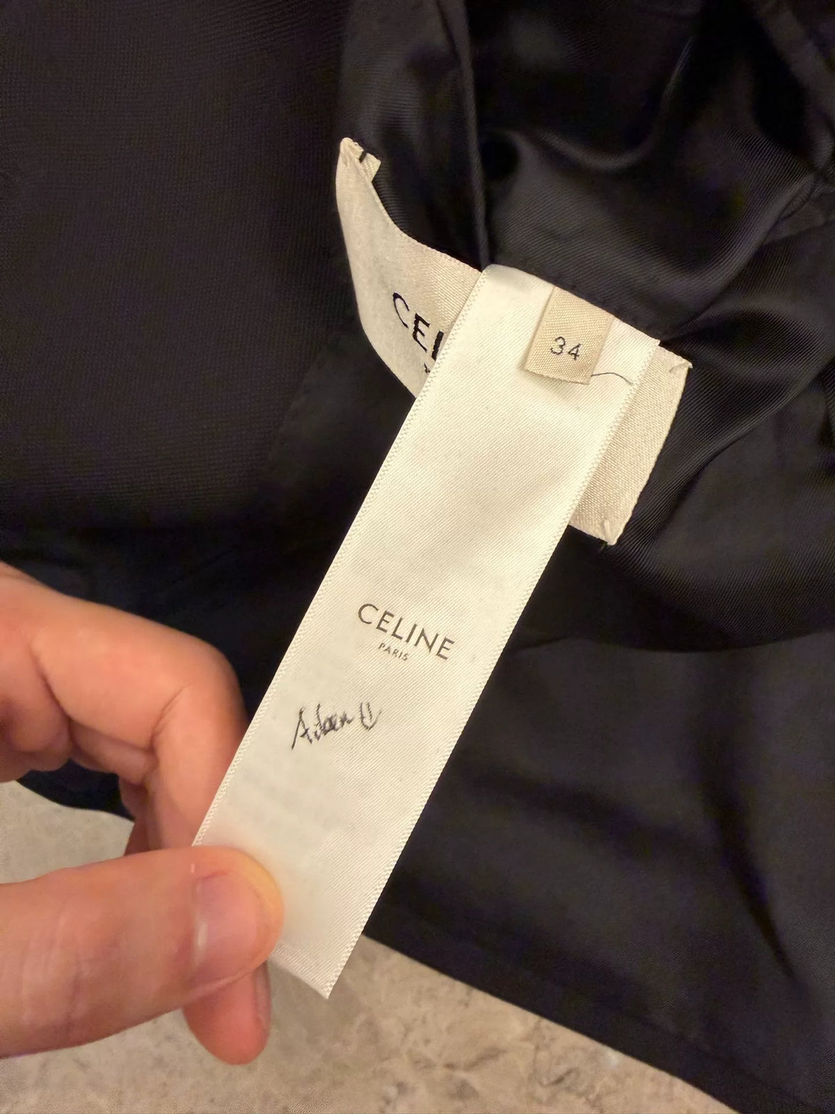Celine SS20 Black Peak-Lapel Double-Breasted Wool Blazer by Hedi Slimane