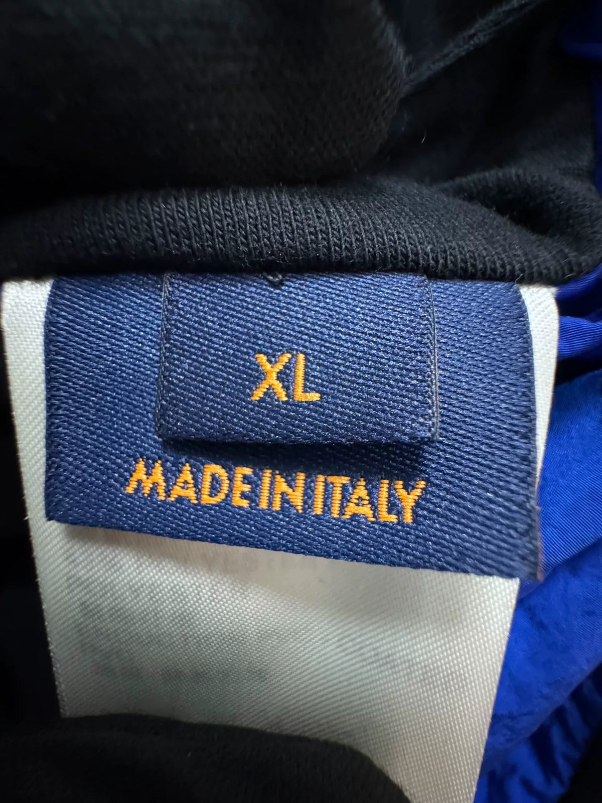 Louis Vuitton SS22 Blue Plaid Striped Turtleneck Zip-Up Jacket