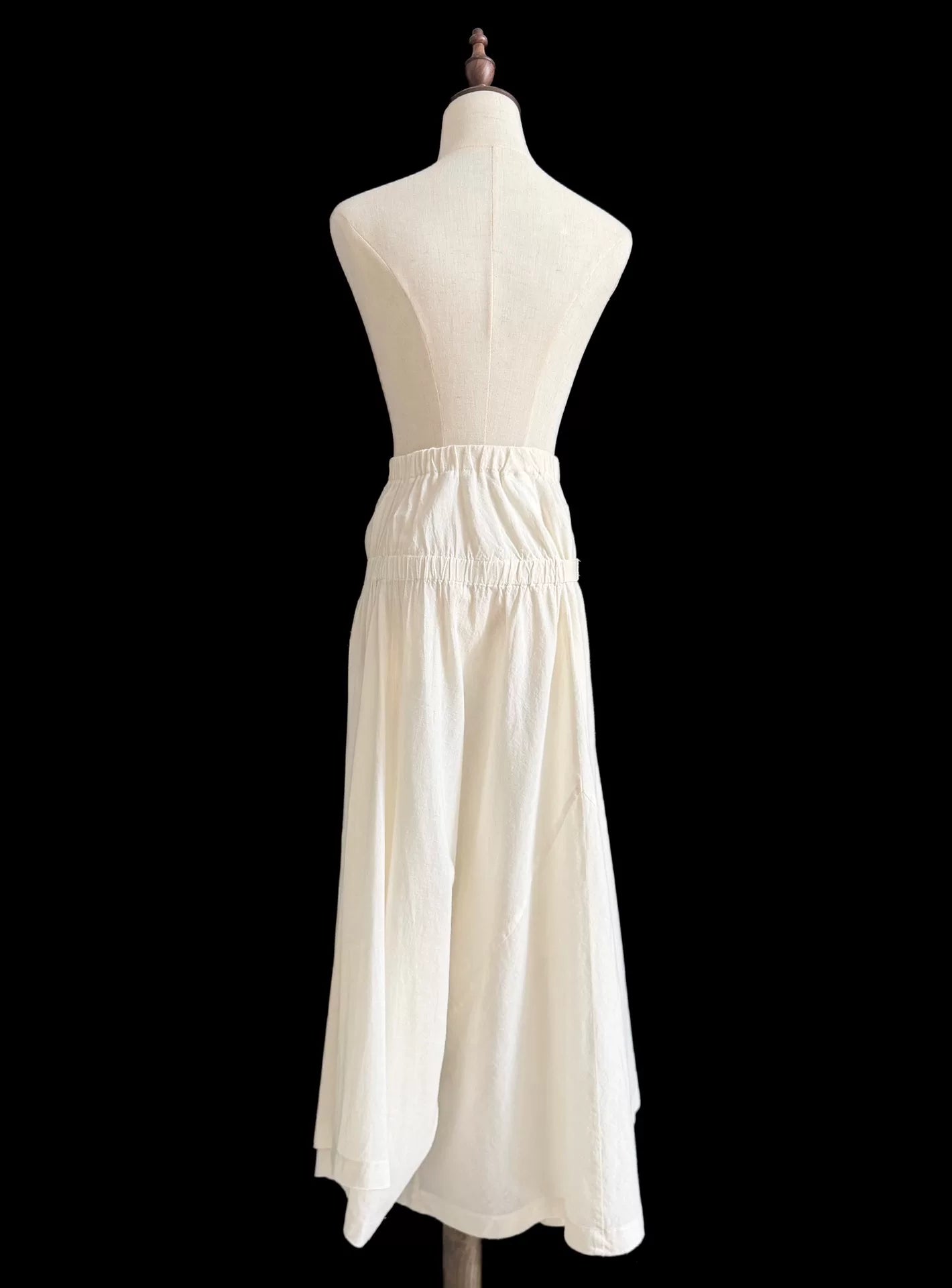 Comme Des Garcons 94SS Deconstructed Asymmetric Off-White Skirt - Devines