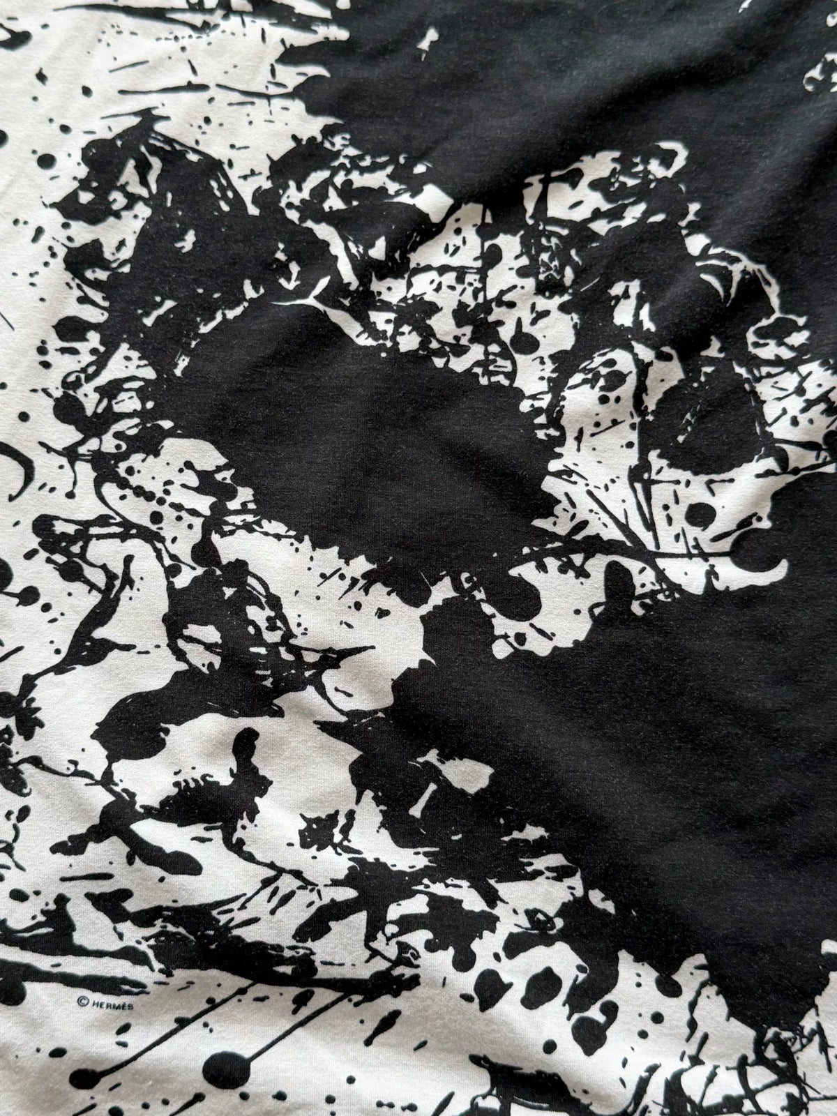 Maison Margiela S/S2004 Ink Splash Stretch Vest