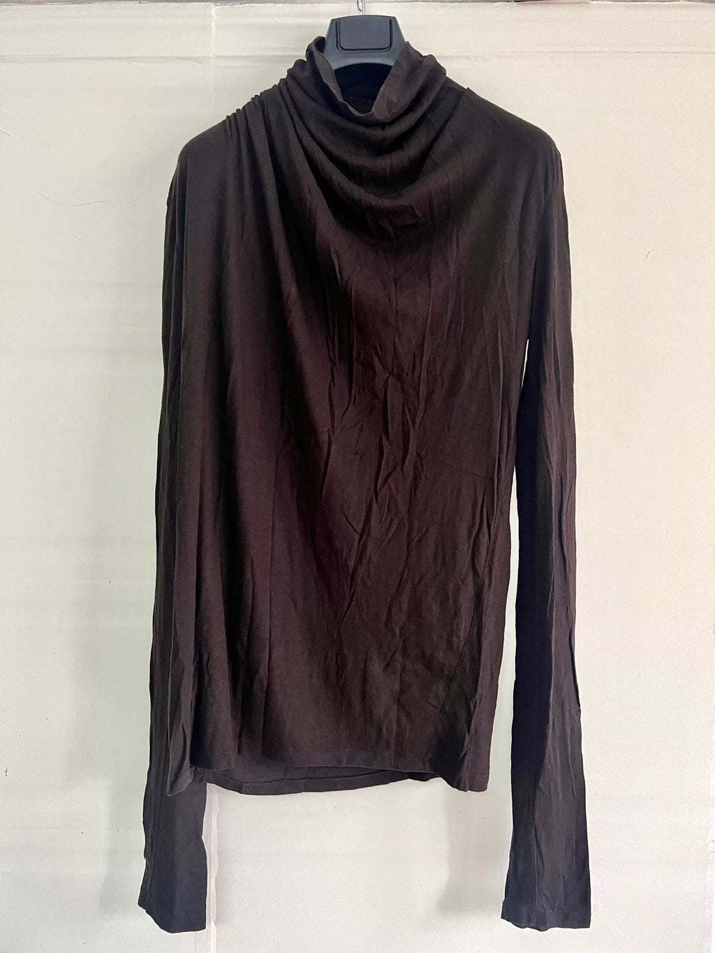 Julius_7 Drapey Turtleneck Base Layer Long-Sleeve T-Shirt