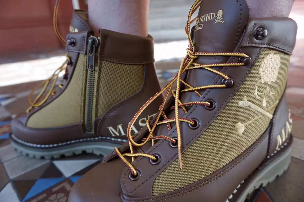 Mastermind World × DANNER Brown Zipped Boots