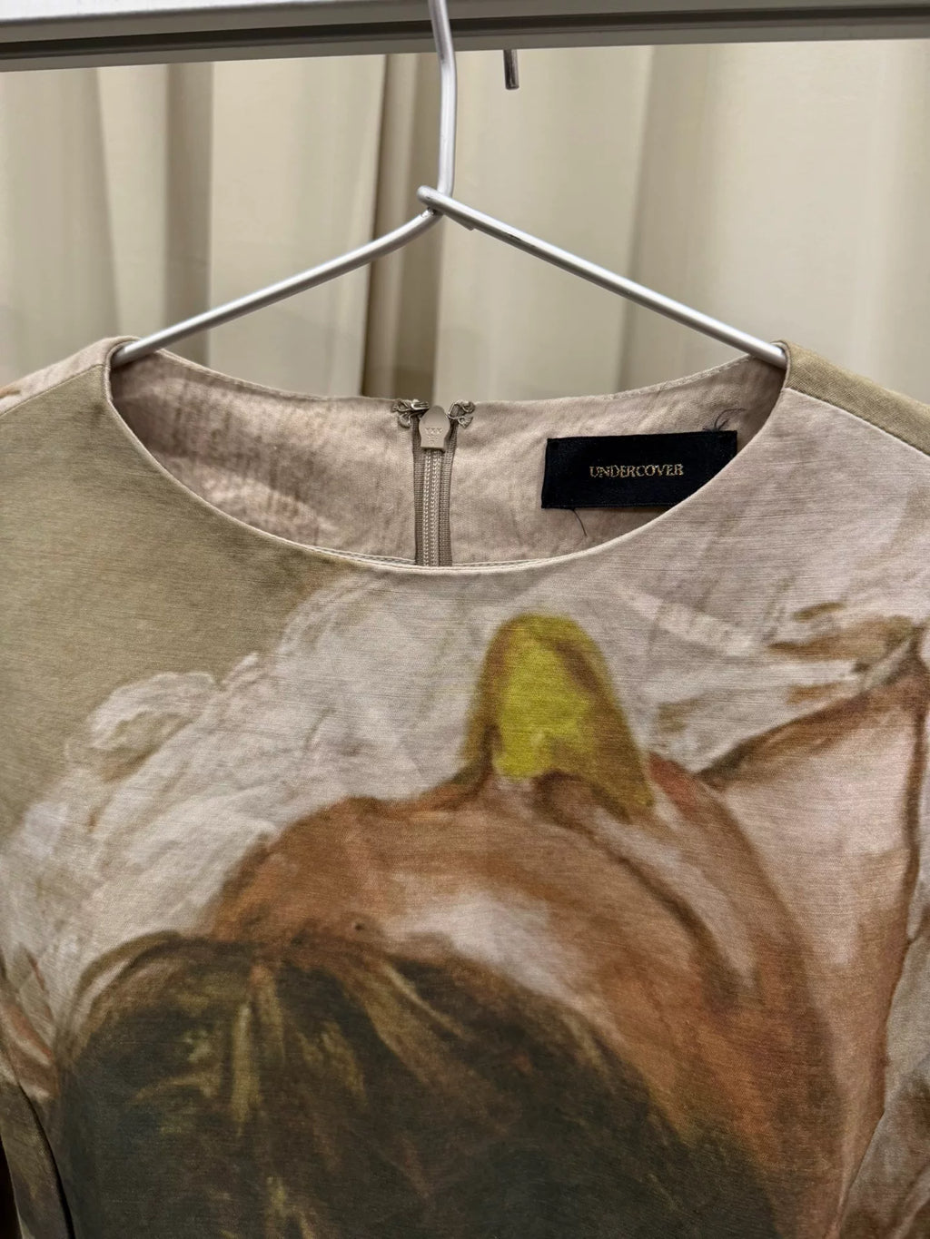 Undercover 15FW runway oil-painting top