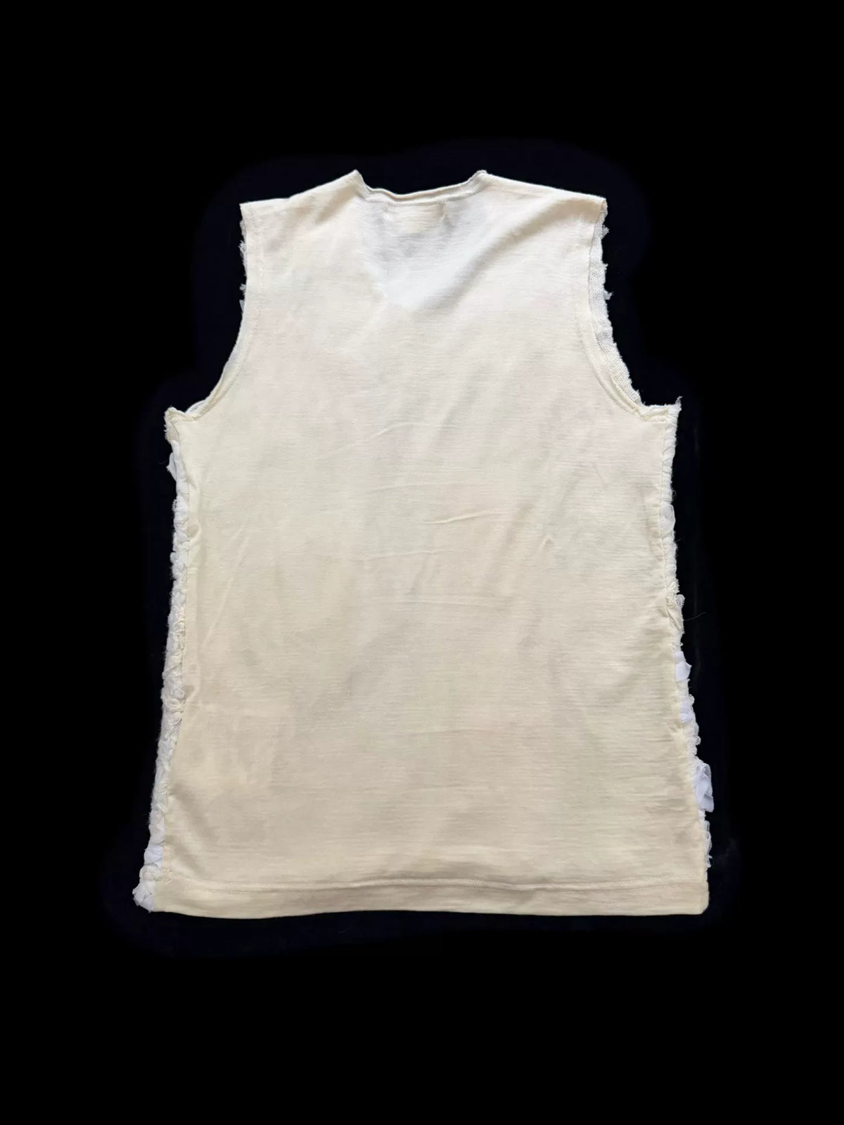 Comme Des Garçons 3D Flower Cotton Vest