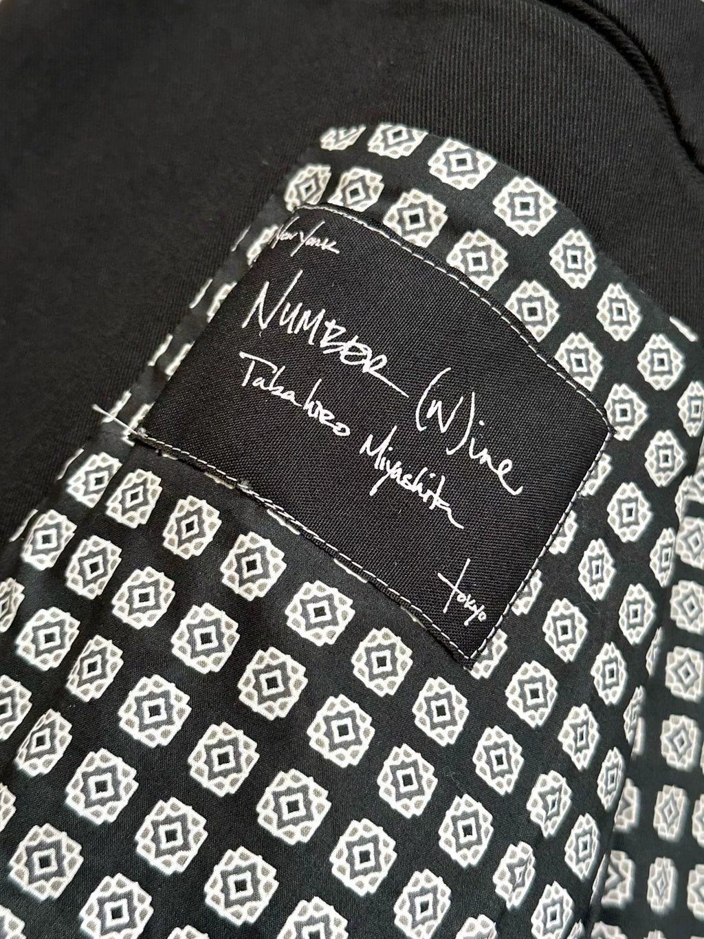 Number (N)ine 2004SS Motorcycle Zip Jacket