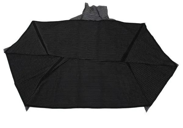 Issey Miyake Vintage Black & White Striped Top