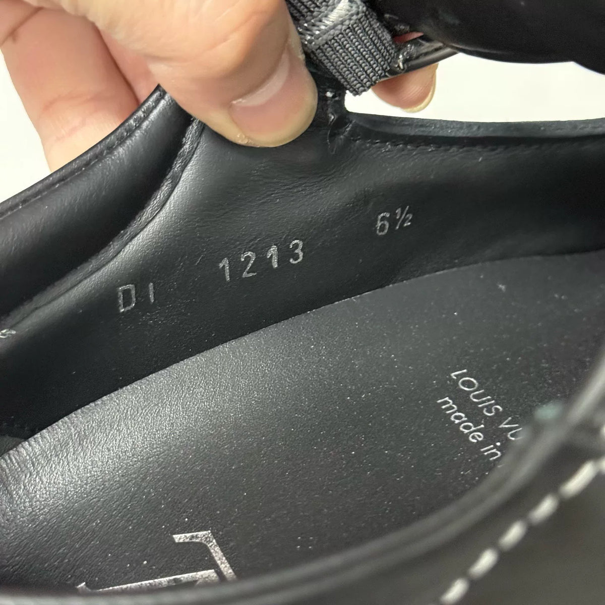 Louis Vuitton Checker Platform Loafers Black Shoes