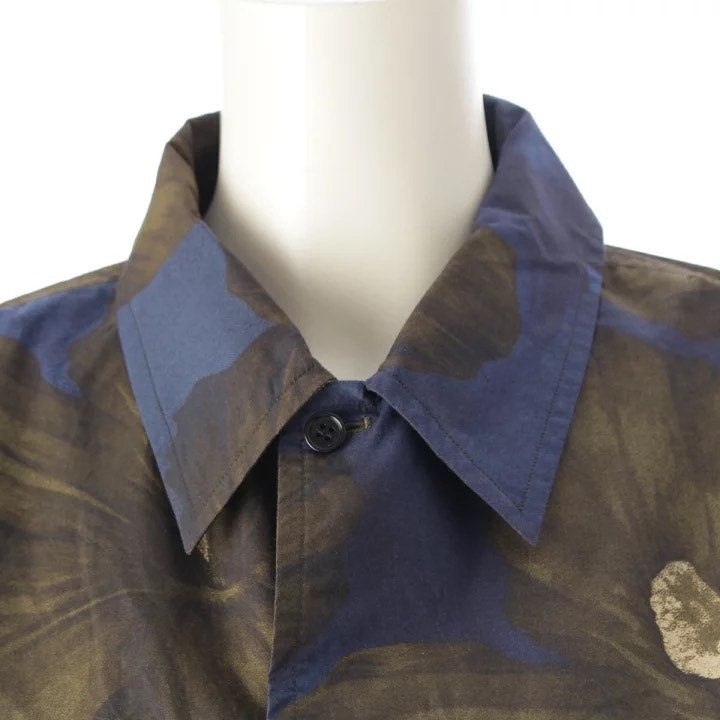 Dries Van Noten Floral Print Long Sleeve Shirt