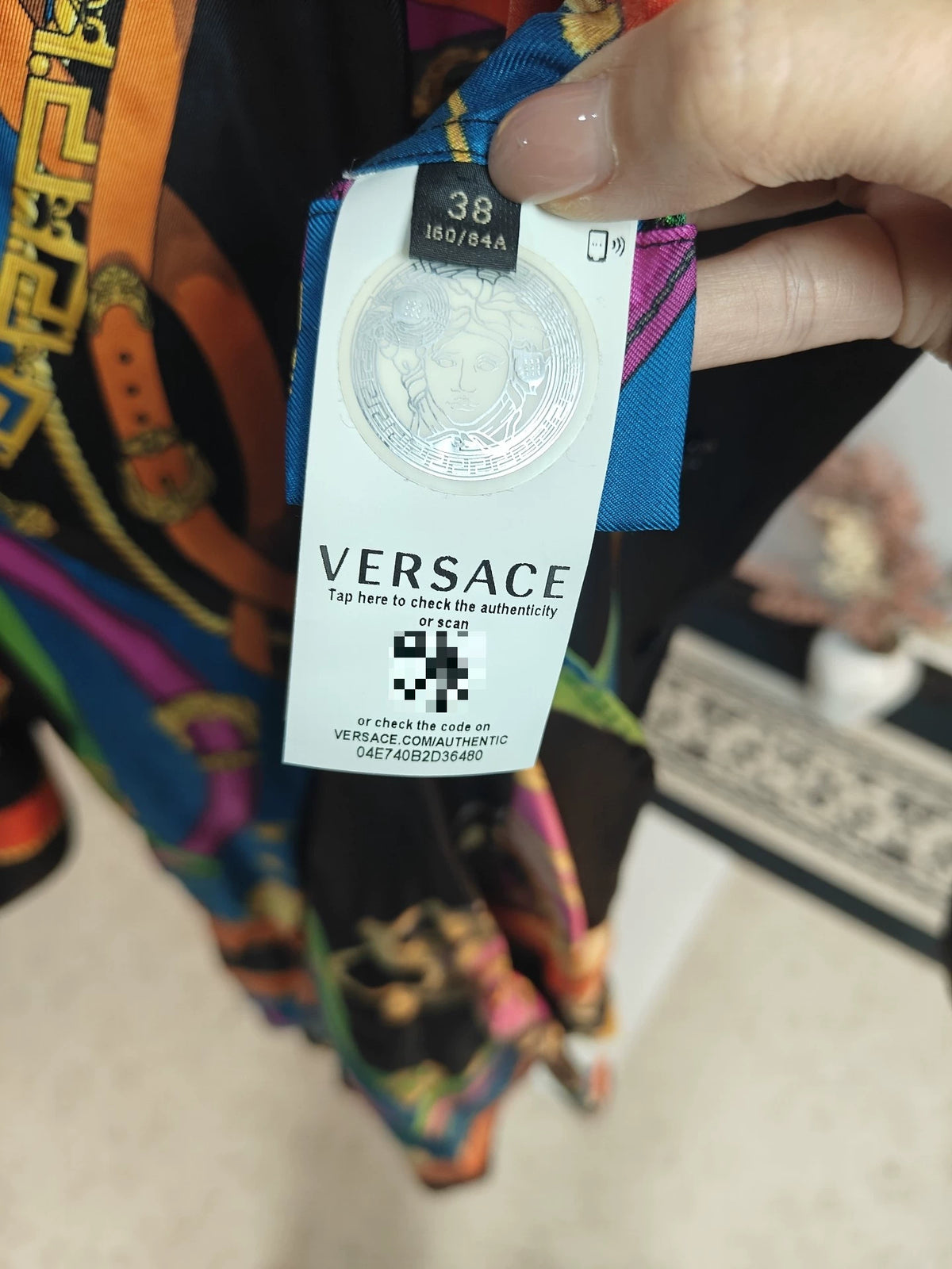 Versace Print Long Shirt