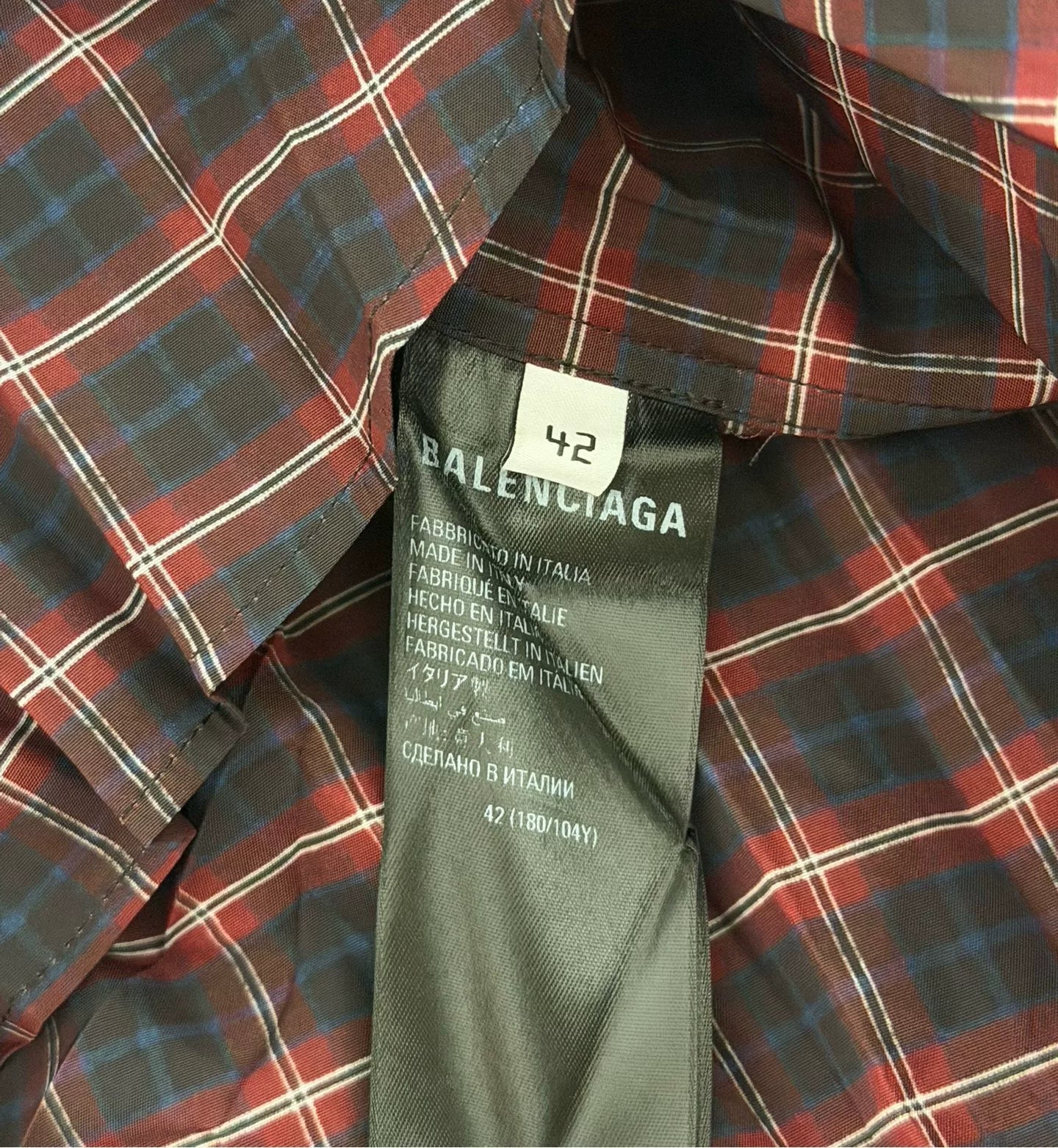 Balenciaga Pleated Shirt