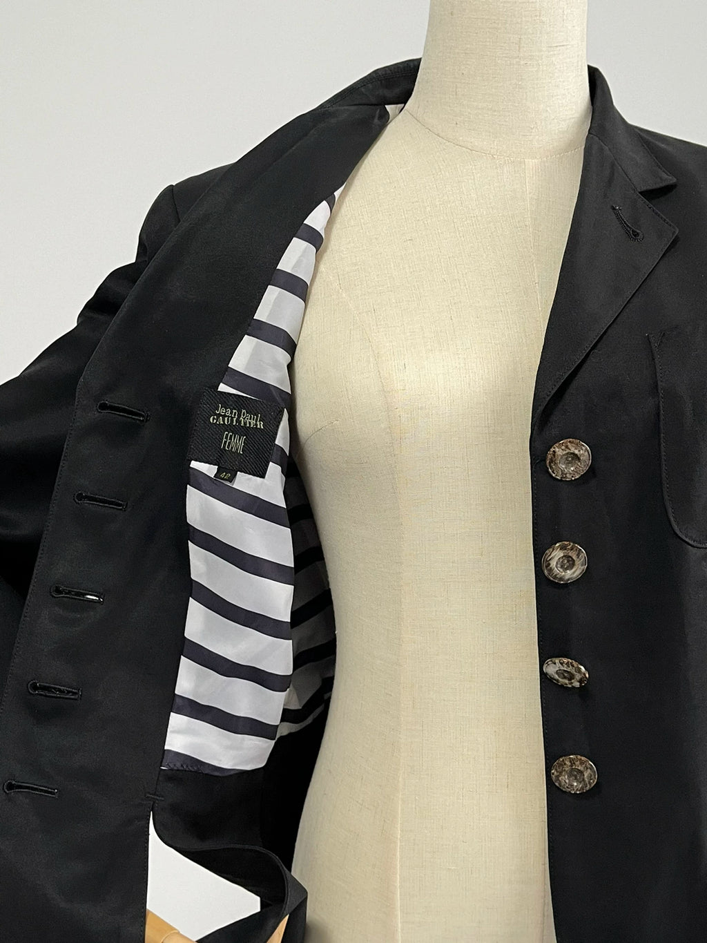Jean Paul GAULTIER Split Hem Suit Jacket Coat