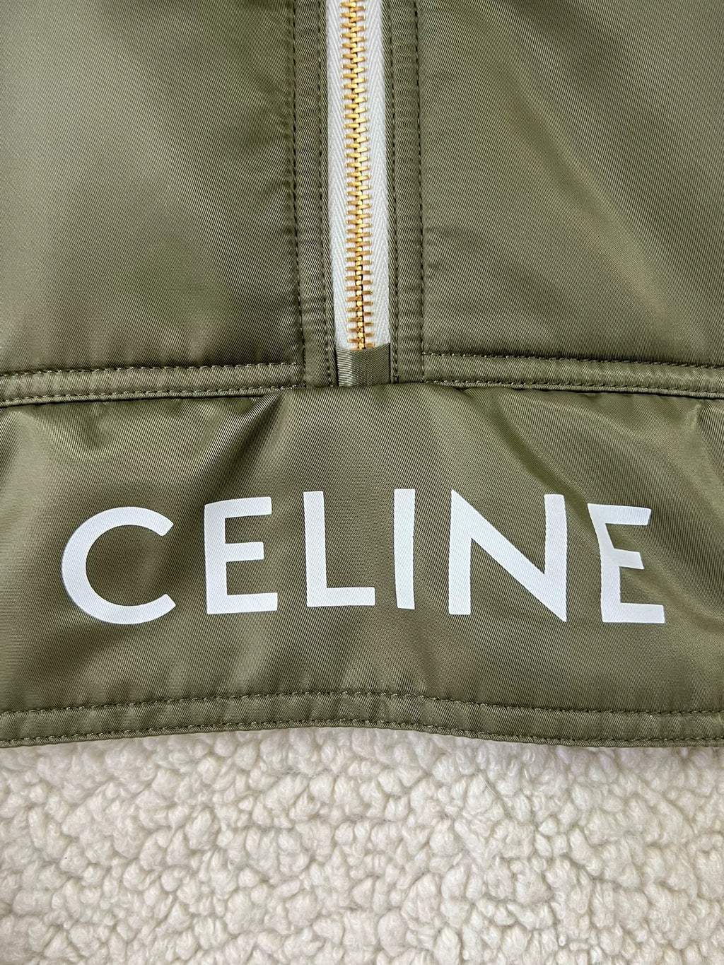 Celine Panel Logo Jacket