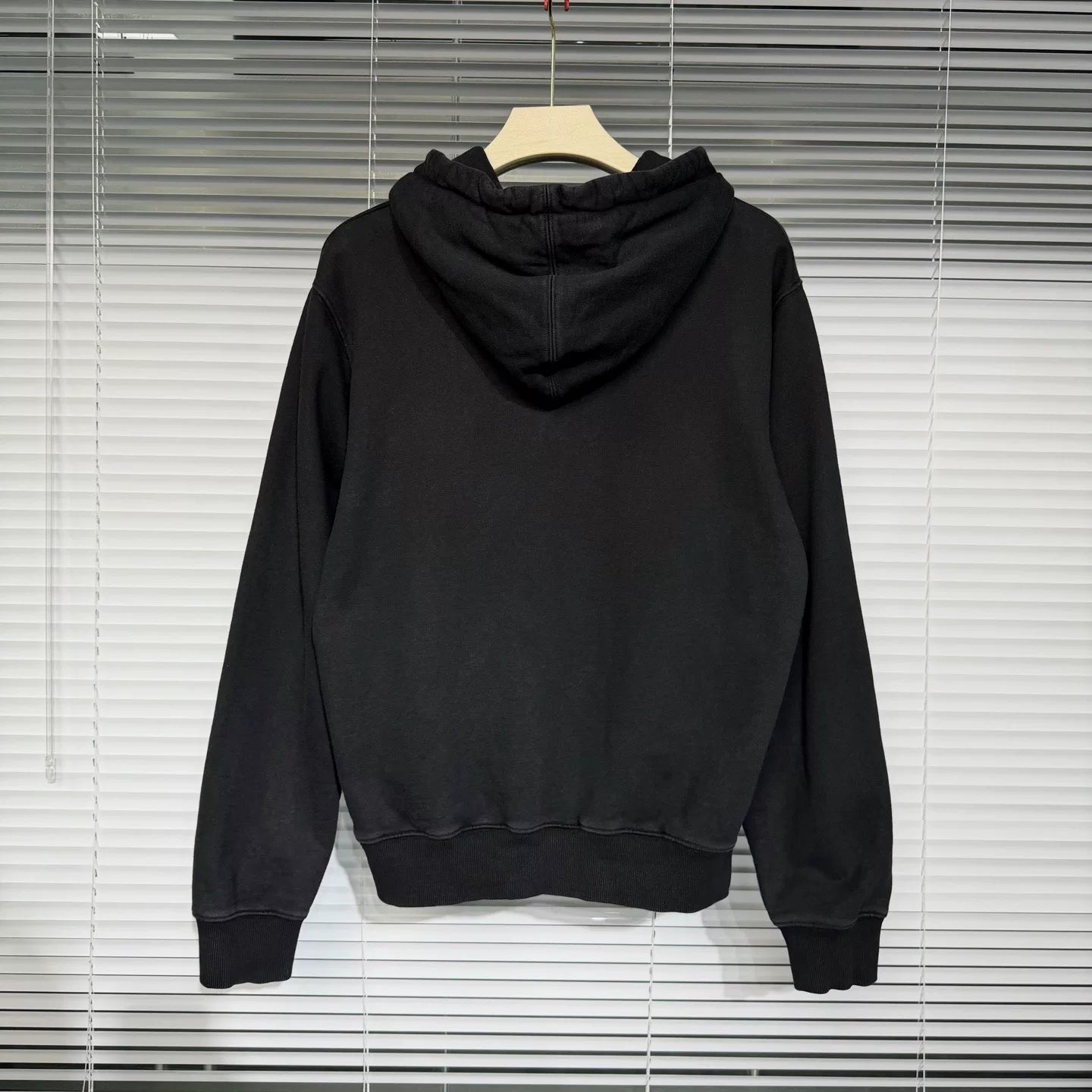 Dior Hooded Essentials CD Embroidered Logo Cotton Black Hoodie