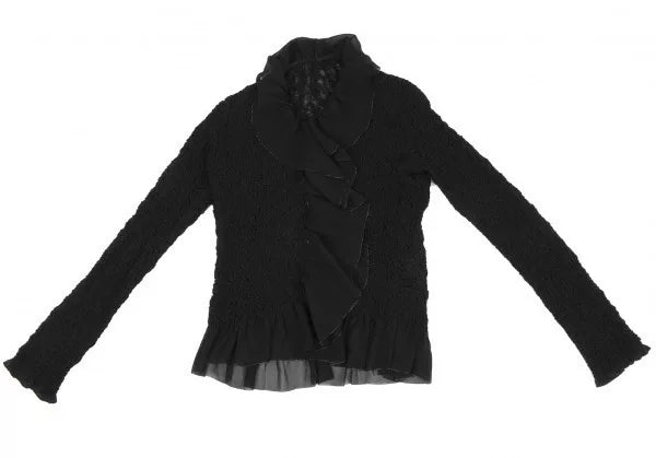 Issey Miyake Vintage Black Pleated Top