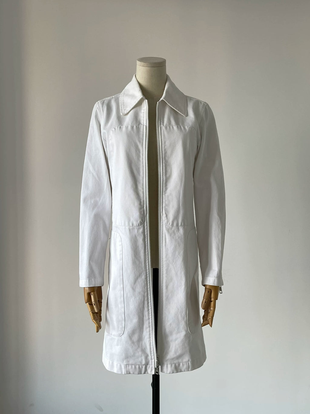 Maison Martin Margiela 1990s White Denim Jacket