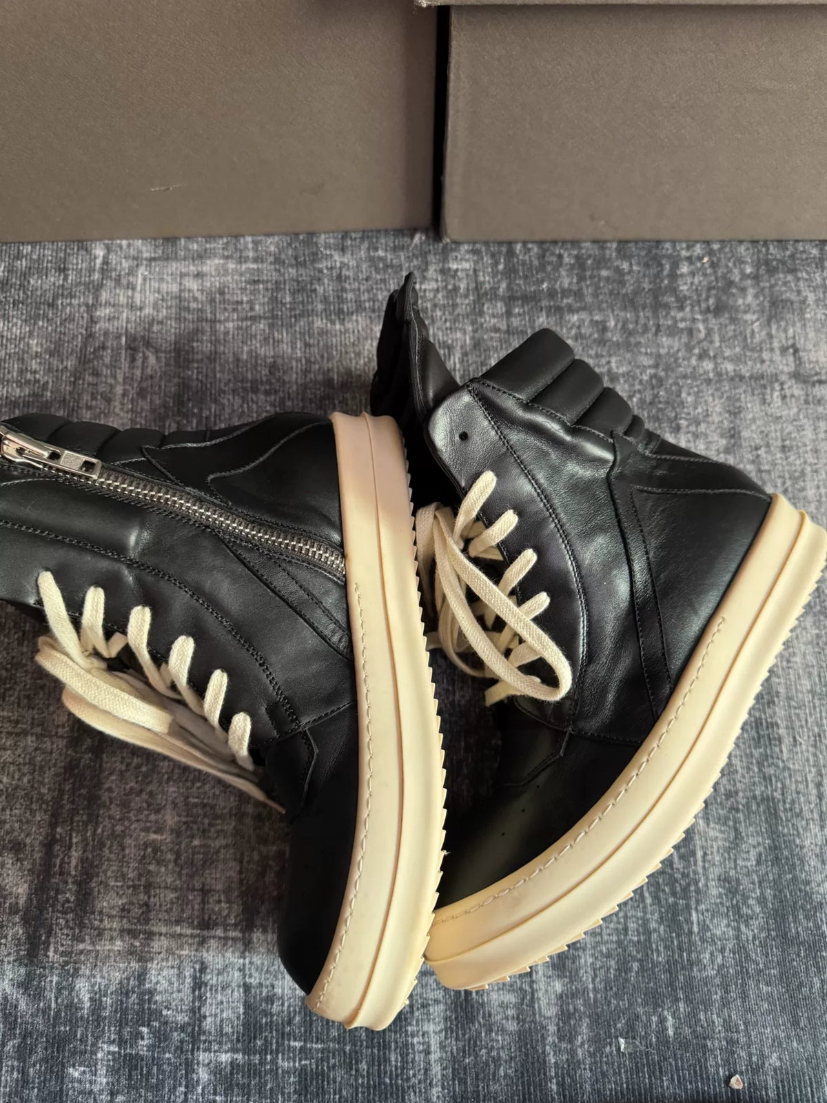 Rick Owens Inverted-Triangle Sneakers